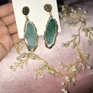 Hair piece and earrings bundle